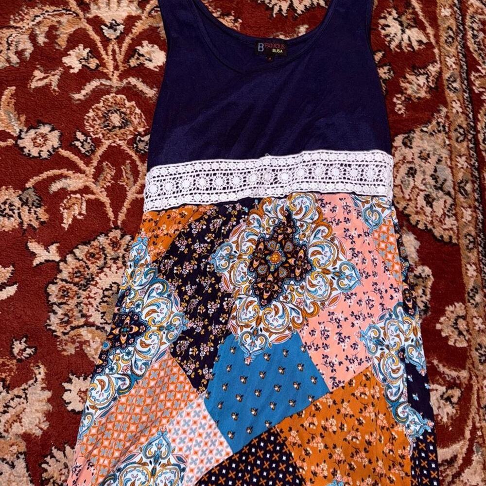 B famous patchwork bodysuit with